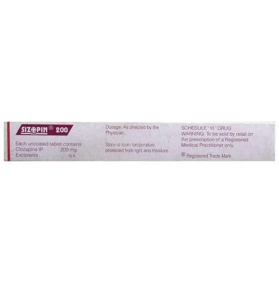 sizopin 200mg tablet 10's